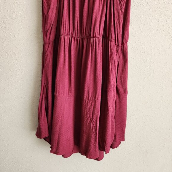 Intimately Free People Camisole Mini Dress Wine Color Size Large - Picture 9 of 13